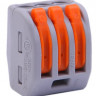 Клеммник WAGO 222-413 3 х 0,08-4 мм2 32A Cu