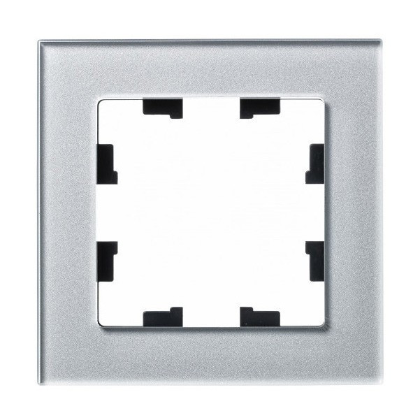 Рамка Schneider Electric Atlas Design Nature на 1 пост, алюминий стекло фото 1 — Multielectrika