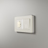 Рамка из поликарбоната на 2 поста Split айвори/белый, soft-touch W0023066 фото 7 &mdash; Multielectrika