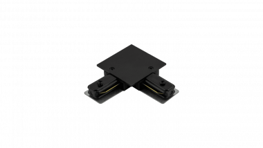 L образный коннектор для встраиваемого Трека угловой черный KXZ-RC-BL-L — Multielectrika