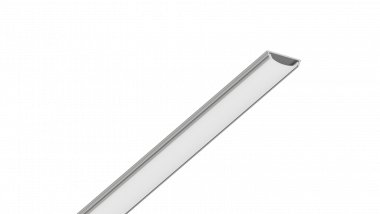 Комплект ARC-1806FLEX, гибкий алюминиевый анодированный профиль в комплекте с экраном для лент ширин — Multielectrika