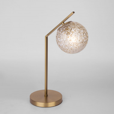 Настольная лампа с плафоном 01213/1 латунь — Multielectrika