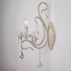 Бра с хрусталем 12205/1 белый &mdash; Multielectrika