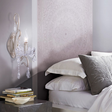 Бра с хрусталем 12205/1 белый — Multielectrika