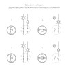 Выключатель на 4 положения двухклавишный Vintage серебро матовый/хром W5822054 фото 7 &mdash; Multielectrika