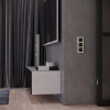 Рамка из металла на 3 поста Platinum алюминий W0032606 фото 4 &mdash; Multielectrika