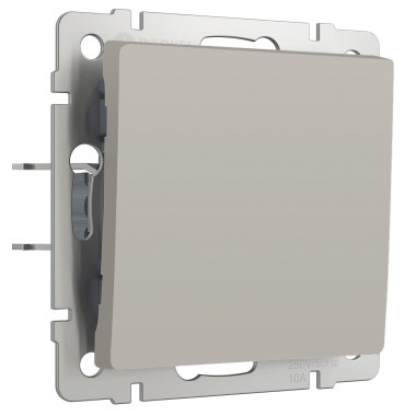 Выключатель одноклавишный проходной (дымчатый) W1212004 — Multielectrika