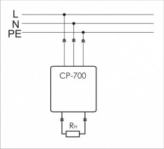 Реле напряжения (Однофазный-АС / Ампер-16 / Контакт-1NO) CP-700 &mdash; Multielectrika