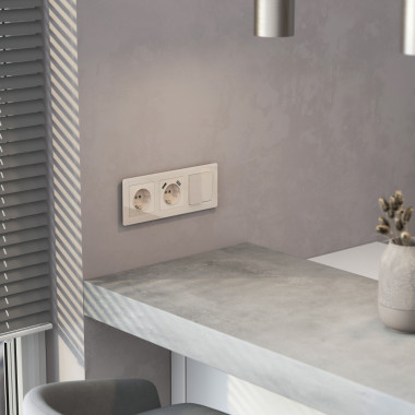 Накладка для розетки USB (айвори акрил) W1179543 — Multielectrika