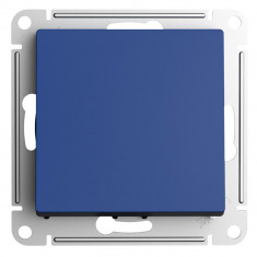 Выключатель одноклавишный Systeme Electric AtlasDesign самовозвратный, 10А, аквамарин &mdash; Multielectrika