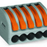 Клеммник WAGO 222-415 5 х 0,08-4 мм2 32A Cu