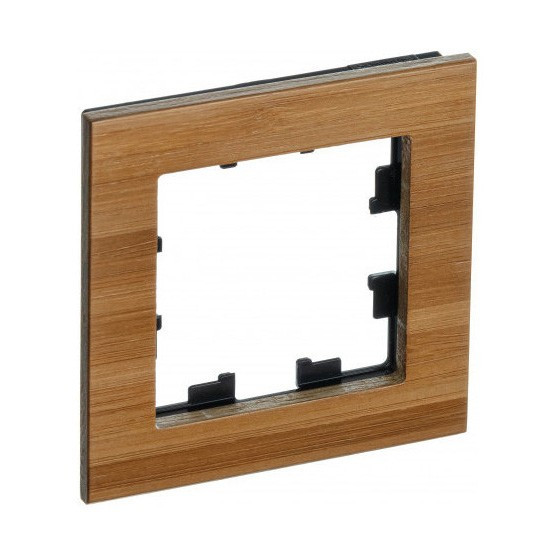 Рамка Schneider Electric Atlas Design Nature на 1 пост, бамбук фото 1 — Multielectrika