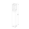 Ландшафтный светодиодный светильник Frame LED IP54 1529 TECHNO LED черный фото 14 &mdash; Multielectrika