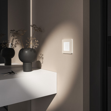 Рамка из поликарбоната на 1 пост Split айвори/белый, soft-touch W0013066 &mdash; Multielectrika