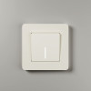Рамка из поликарбоната на 1 пост Split айвори/белый, soft-touch W0013066 фото 7 &mdash; Multielectrika