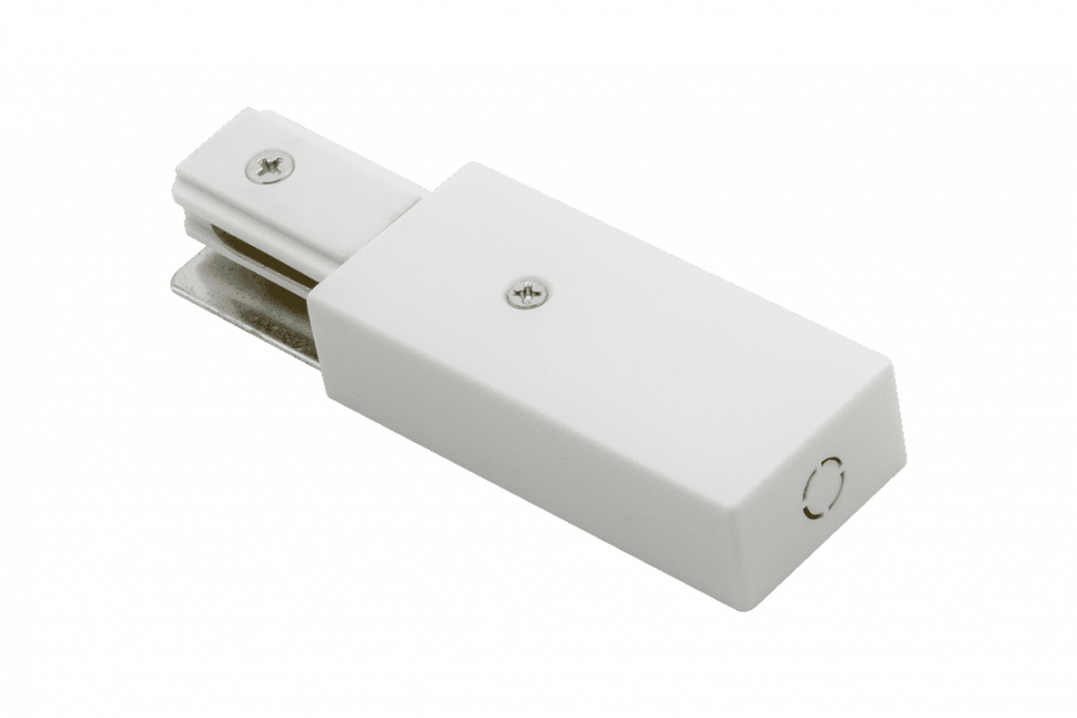 CN2-WH-PW Коннектор питания для трековых систем, белый фото 1 — Multielectrika