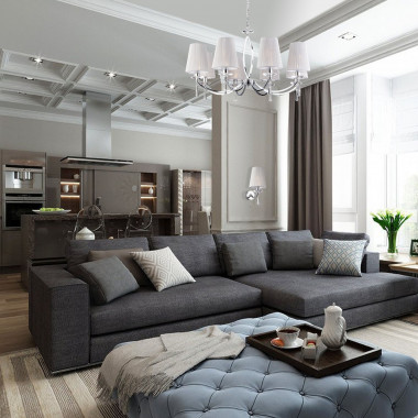 Бра в классическом стиле с хрусталем 60079/1 хром — Multielectrika