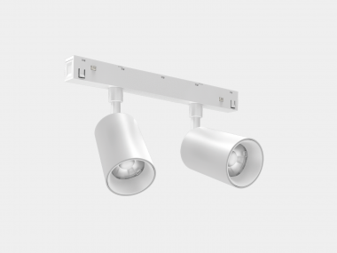 SY-LINK-DBS-WH-2/10-NW, светильник-спот двойной SY-LINK, белый, 2*10Вт, 48В, 4000К — Multielectrika