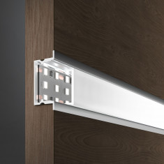 Встраиваемый алюминиевый профиль для LED ленты под ленту до 18,5 мм LL-2-ALP019 &mdash; Multielectrika