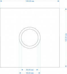 Платформа для установки светильников DesignLed DL-A004-7 MP-HIDDEN-7-140 &mdash; Multielectrika