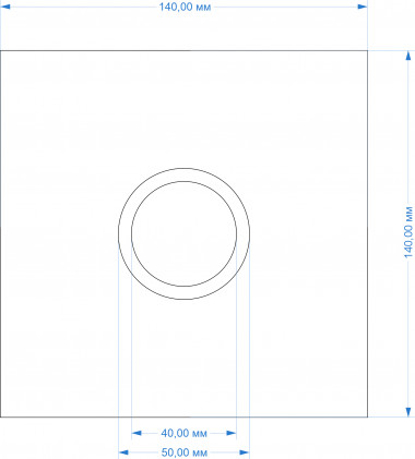 Платформа для установки светильников DesignLed DL-A004-7 MP-HIDDEN-7-140 — Multielectrika