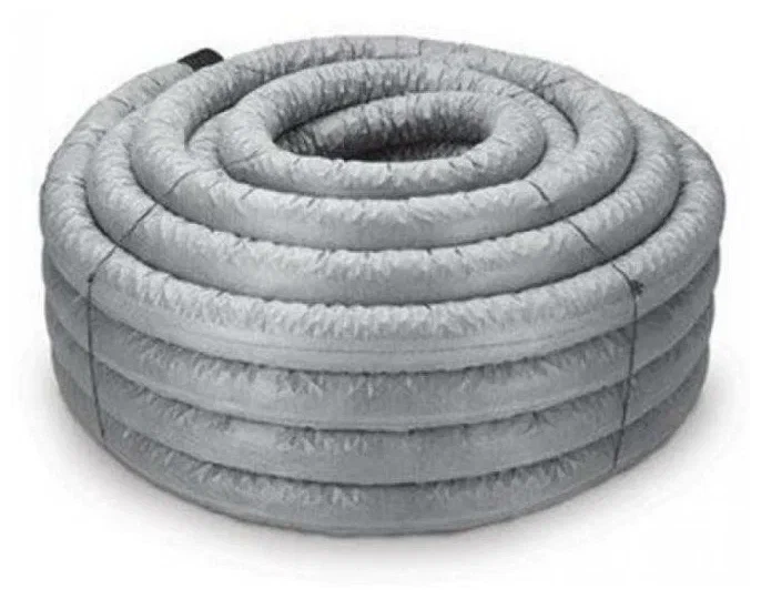 Труба дренажная ПНД d 110 с перфорацией в фильтре (50м) фото 1 &mdash; Multielectrika