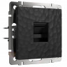 Розетка Ethernet RJ-45 (Hammar черный) W1281008