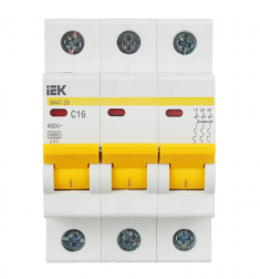 Автоматический выключатель ВА47-29 3Р 16А 4,5кА характеристика С IEK MVA20-3-016-C &mdash; Multielectrika
