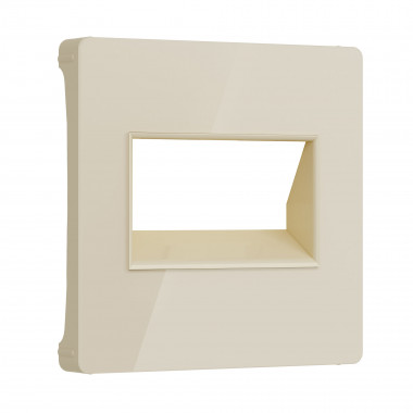 Накладка для двойной розетки Еthernet RJ-45 (айвори акрил) W1191143 &mdash; Multielectrika