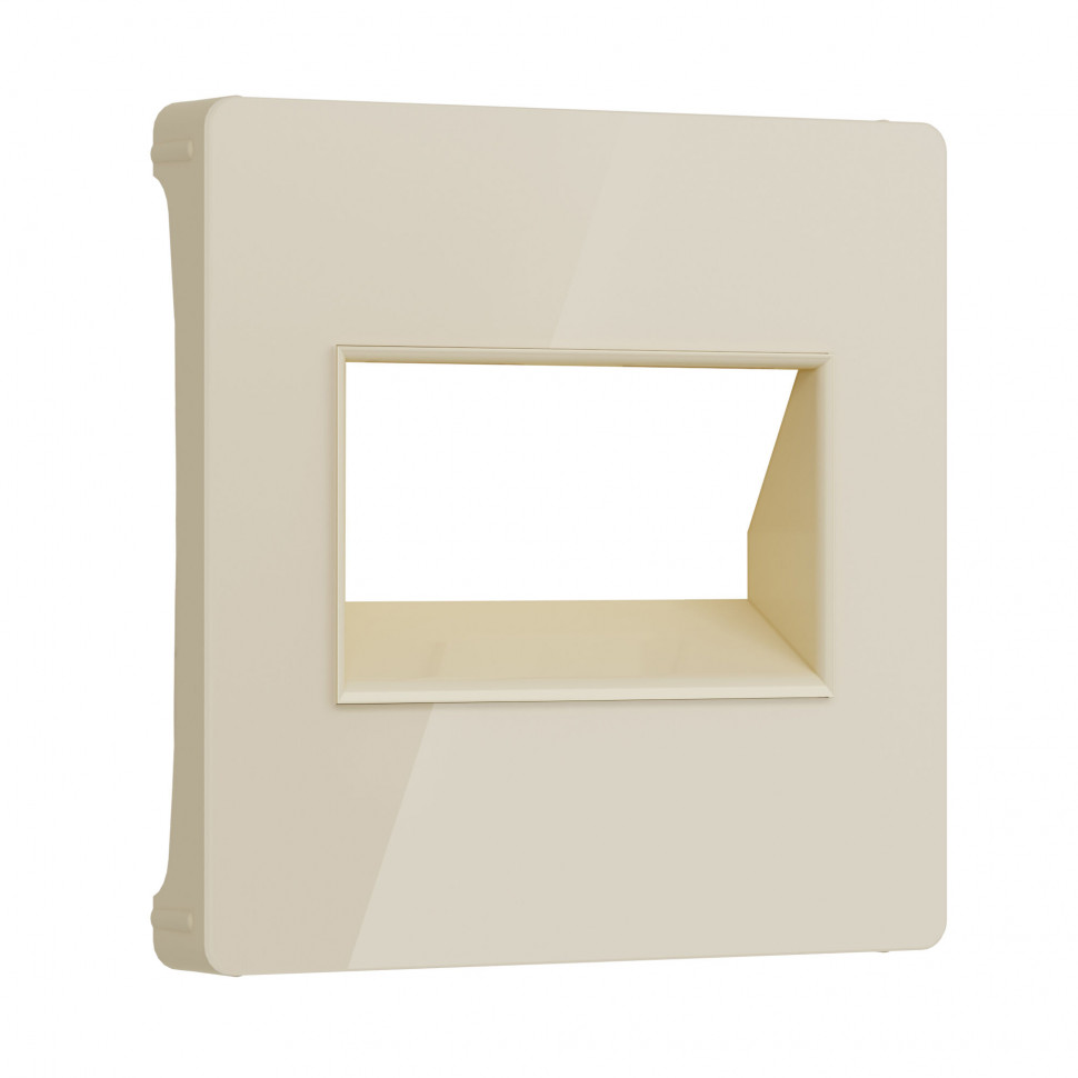 Накладка для двойной розетки Еthernet RJ-45 (айвори акрил) W1191143 фото 1 &mdash; Multielectrika