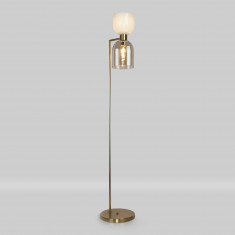 Торшер со стеклянными плафонами 01085/2 латунь &mdash; Multielectrika