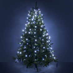 Гирлянда занавес на ель белый 0,45*1,5м IP20 200-003 белый &mdash; Multielectrika