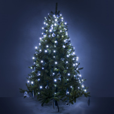 Гирлянда занавес на ель белый 0,45*1,5м IP20 200-003 белый — Multielectrika