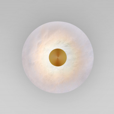 Светодиодный светильник с мраморным рассеивателем 40340 LED латунь — Multielectrika