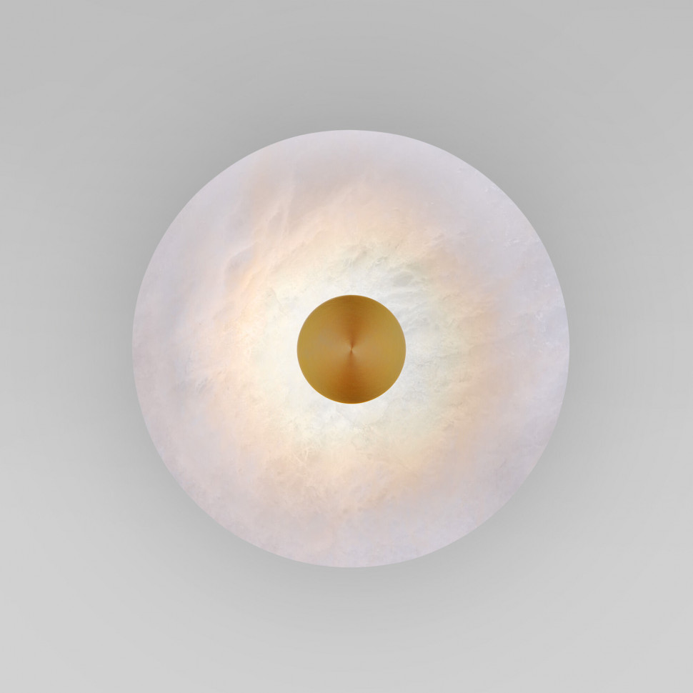 Светодиодный светильник с мраморным рассеивателем 40340 LED латунь фото 1 &mdash; Multielectrika