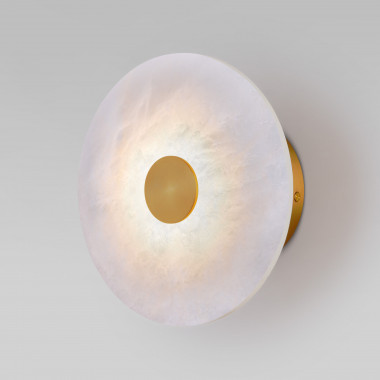 Светодиодный светильник с мраморным рассеивателем 40340 LED латунь — Multielectrika