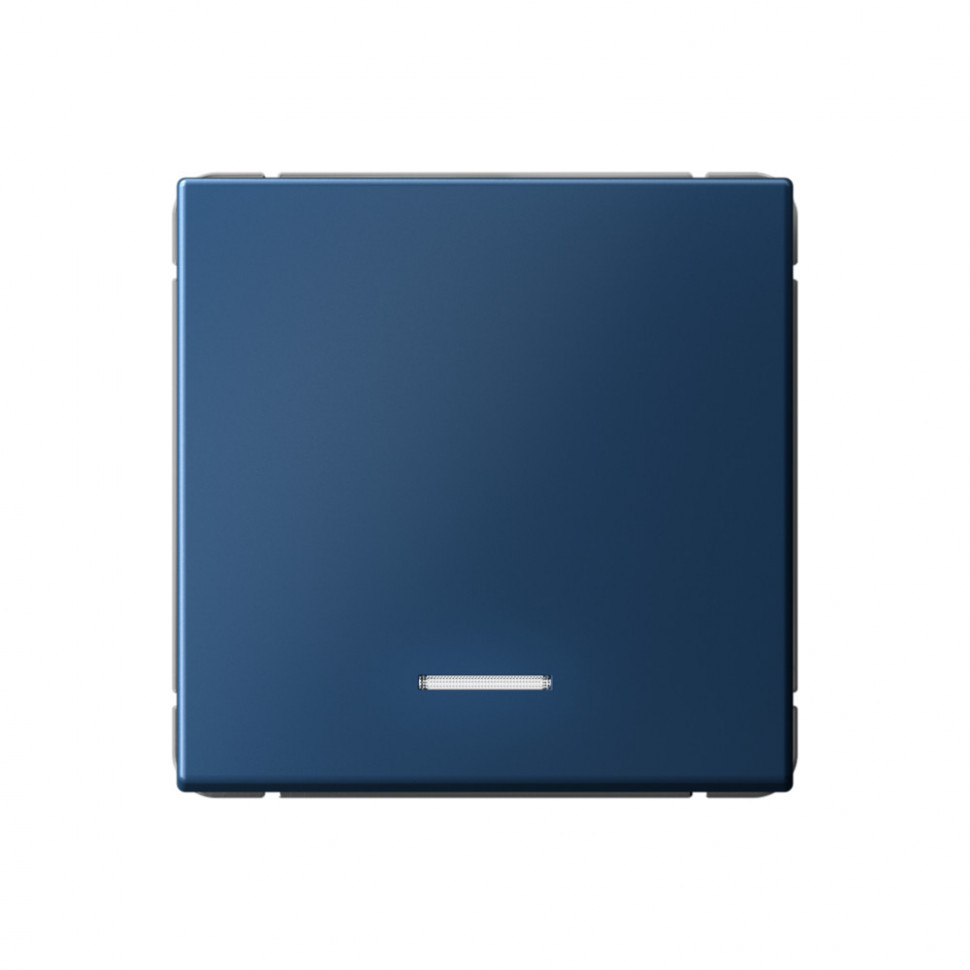 Выключатель одноклавишный Systeme Electric ArtGallery с подсветкой, 10АХ, аквамарин фото 1 — Multielectrika