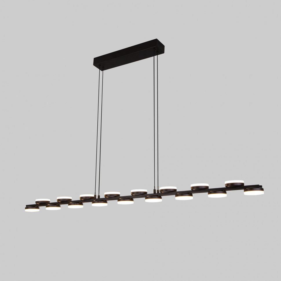 Подвесной светодиодный светильник 90332/17 черный фото 1 &mdash; Multielectrika