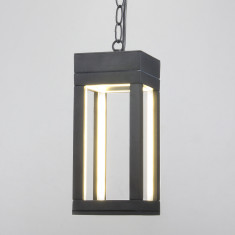 Уличный подвесной светодиодный светильник Frame LED IP54 1528 TECHNO LED серый &mdash; Multielectrika