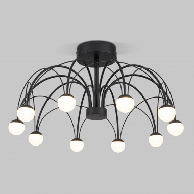 Потолочный светодиодный светильник Ragno 90035/10  LED черный — Multielectrika