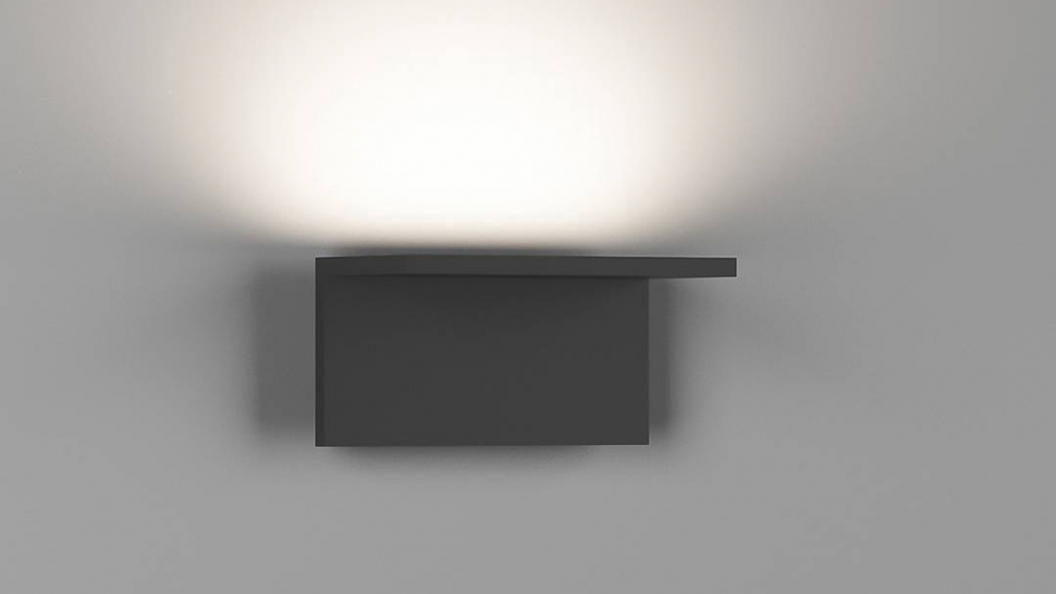 GW-6817-12-BL-WW Светодиодный настенный светильник 12 Вт ЧЕРНЫЙ 3000 К фото 1 — Multielectrika