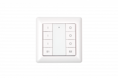 Настенная радио панель EasyDim EASYBUS на 3 зоны и 2 сцены, 3В батарейка &mdash; Multielectrika