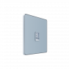 Systeme Infinity, Розетка информационная RJ-45 кат.5e, FSE001183, Стальное небо фото 2 &mdash; Multielectrika