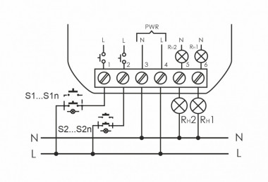 Реле импульсный (бистабильный) BIS-416 — Multielectrika