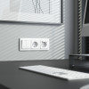 Рамка из поликарбоната на 3 поста Snabb Basic белый W0032001 фото 2 &mdash; Multielectrika