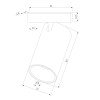 Mini Magnetic Трековый светильник 3W 3000K черный 85200/01 фото 12 &mdash; Multielectrika