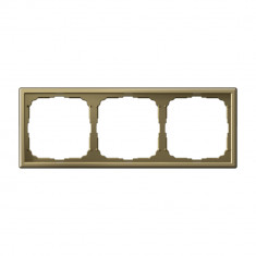 Рамка на 3 поста Systeme Electric ArtGallery золото &mdash; Multielectrika