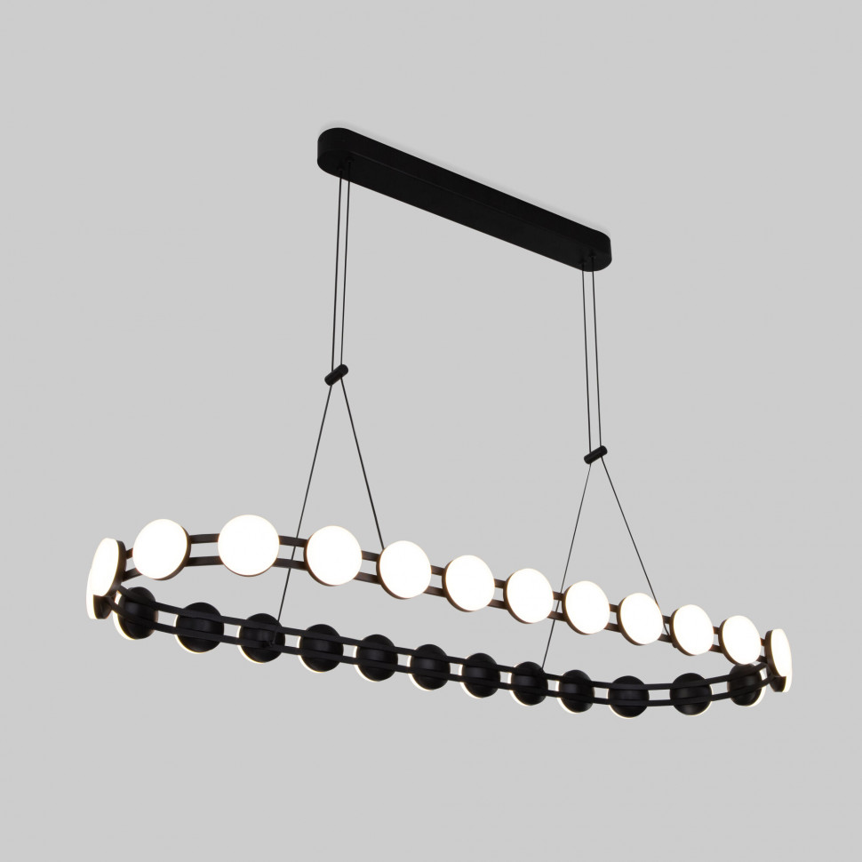 Подвесной светодиодный светильник 90332/26 черный фото 1 &mdash; Multielectrika