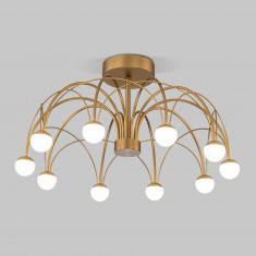 Потолочный светодиодный светильник 90031/10 LED золото &mdash; Multielectrika