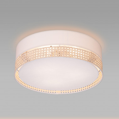 Потолочный светильник с тканевым абажуром 6690 Paglia — Multielectrika